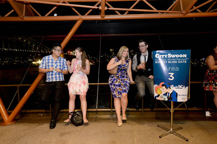 People Dating at the Biggest Blind Date, a Guinness Record Breaking event