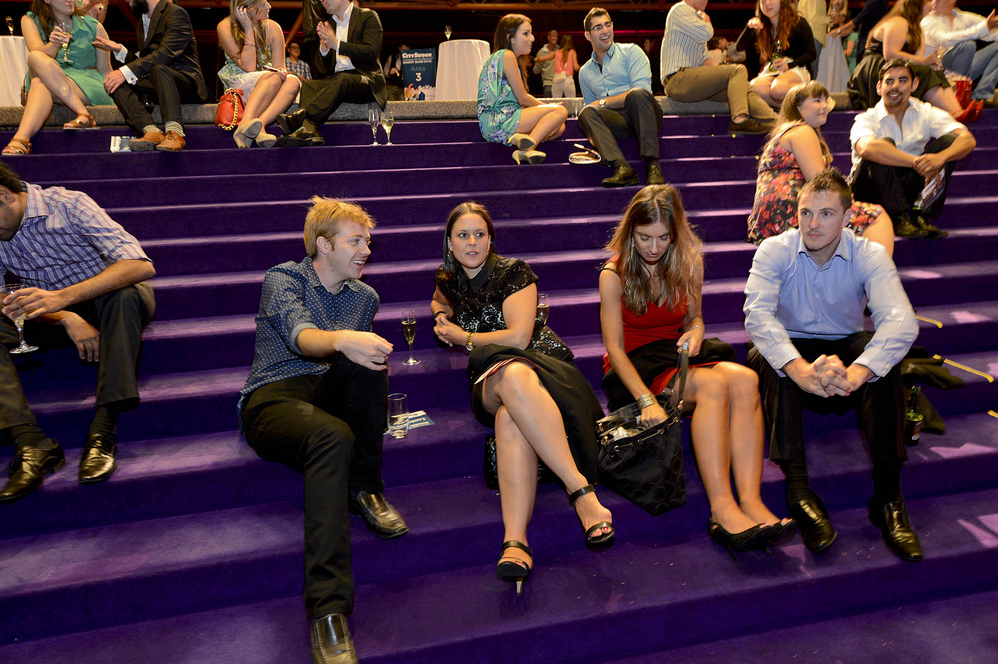 People Dating at the Biggest Blind Date, a Guinness Record Breaking event